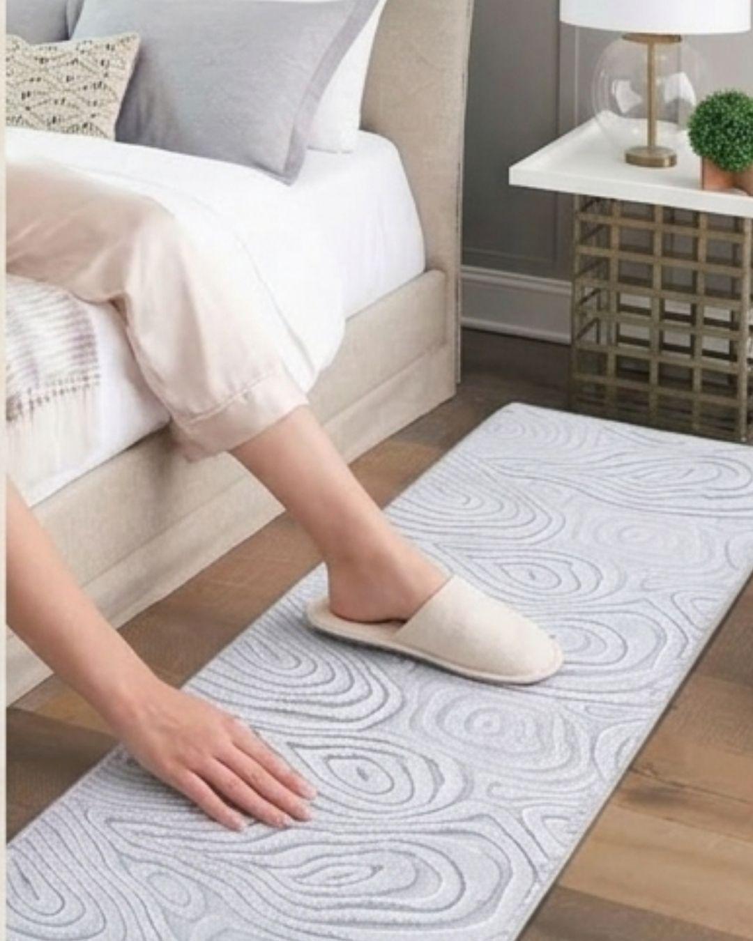 Alfombra de Pasillo Texturizada - Diseño Moderno. (60 x 200 cm) CSM-3