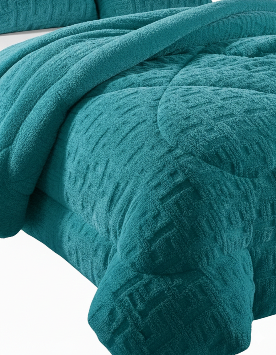 Cobertores de inverno texturizado con chiporro 2.PLAZAS-TF-3