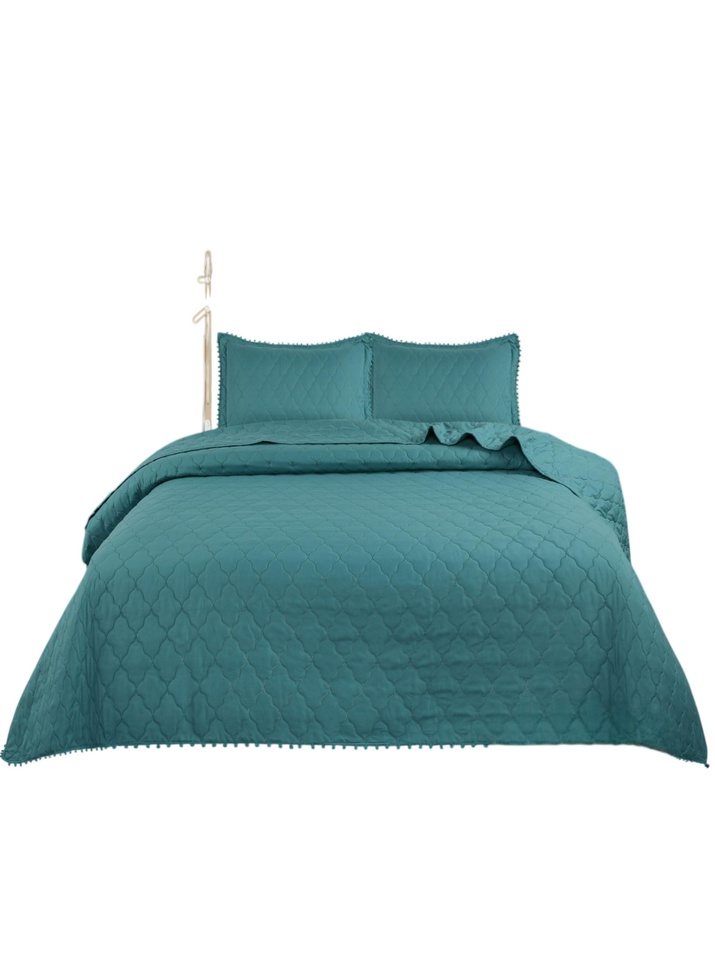 Cubrecama Verano Con Pompones 2 Plazas 230x250cm Premium TF-0