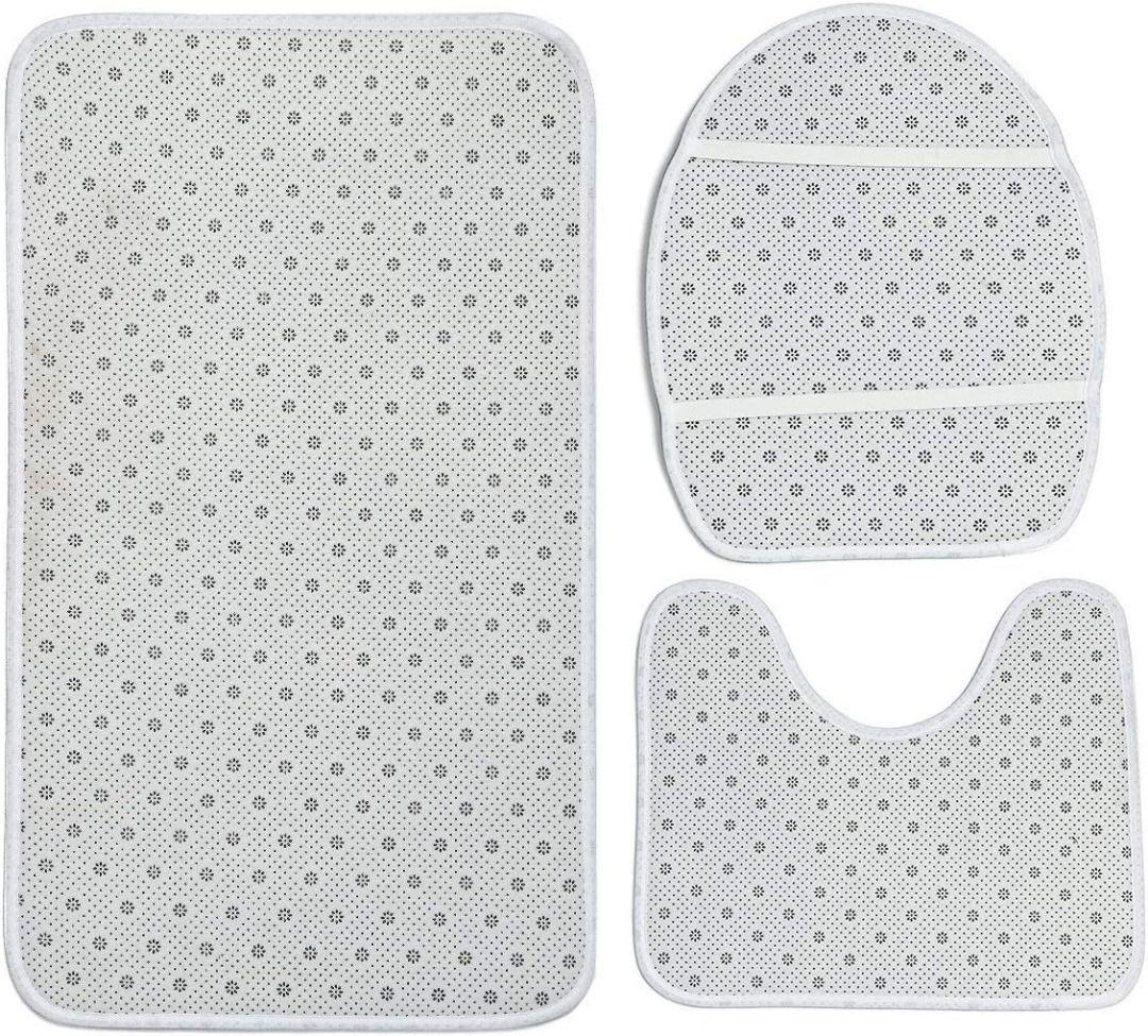 SET DE BAÑO 3D PREMIUM 4 PIEZAS -- TF-4