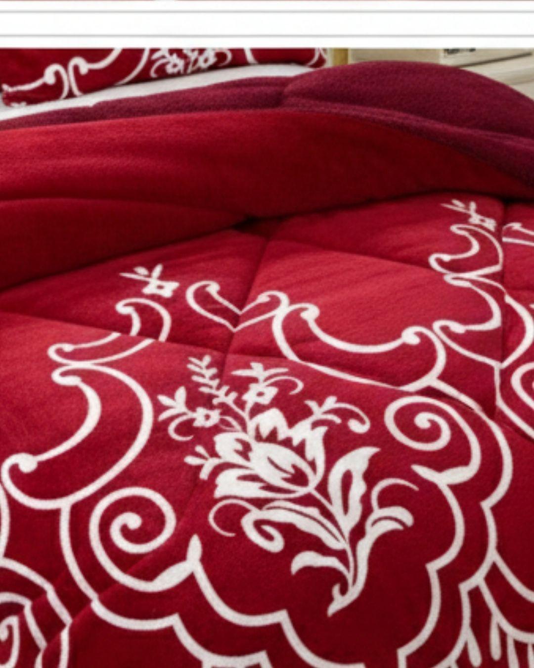 Cobertor Plush Con Chiporro 2 Plazas Extra Suave-Patrones/ROJO TF-4