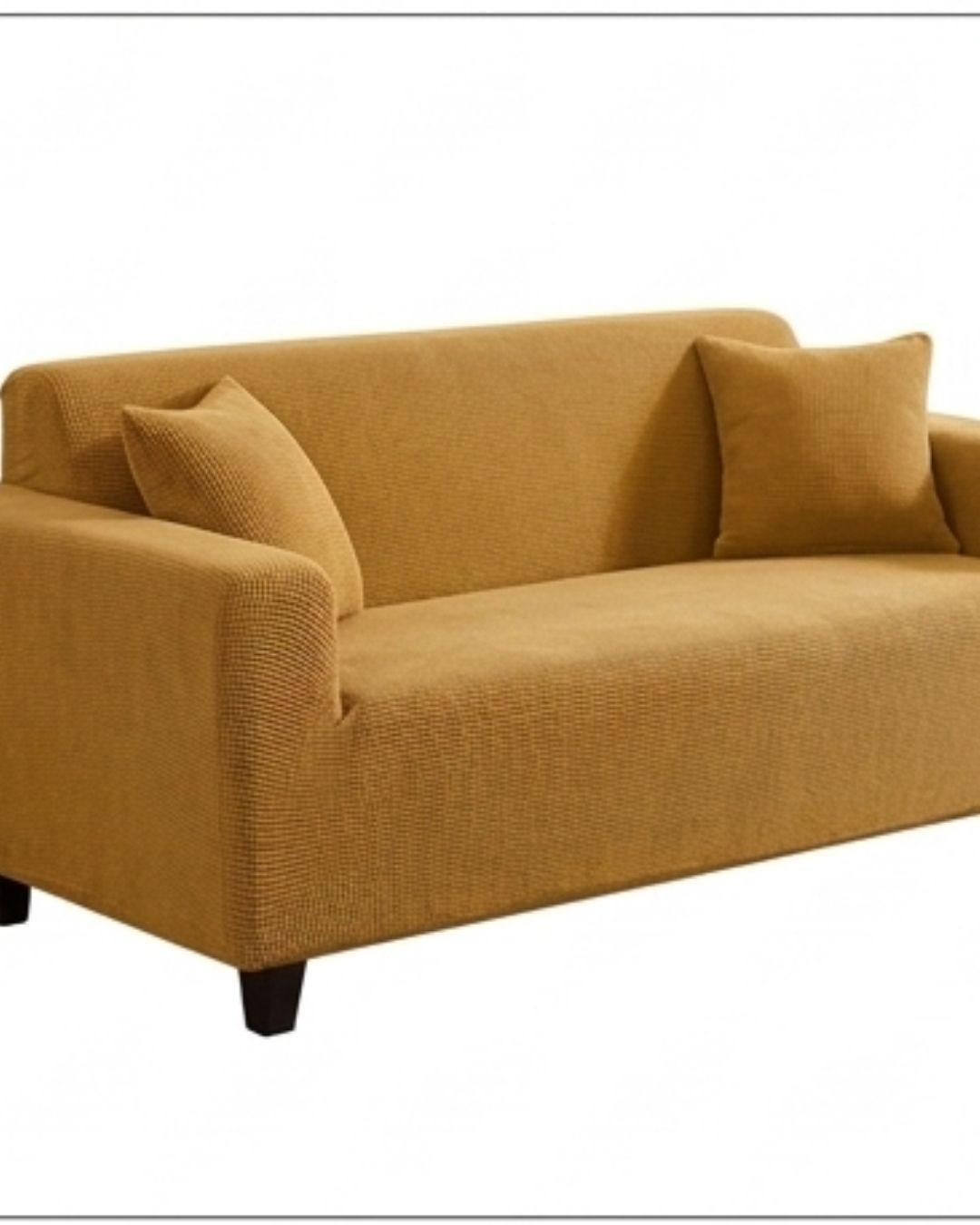 Funda Cubre Sillón 2 Cuerpos - Diseño Texturizado Cuadrillé RS.-4