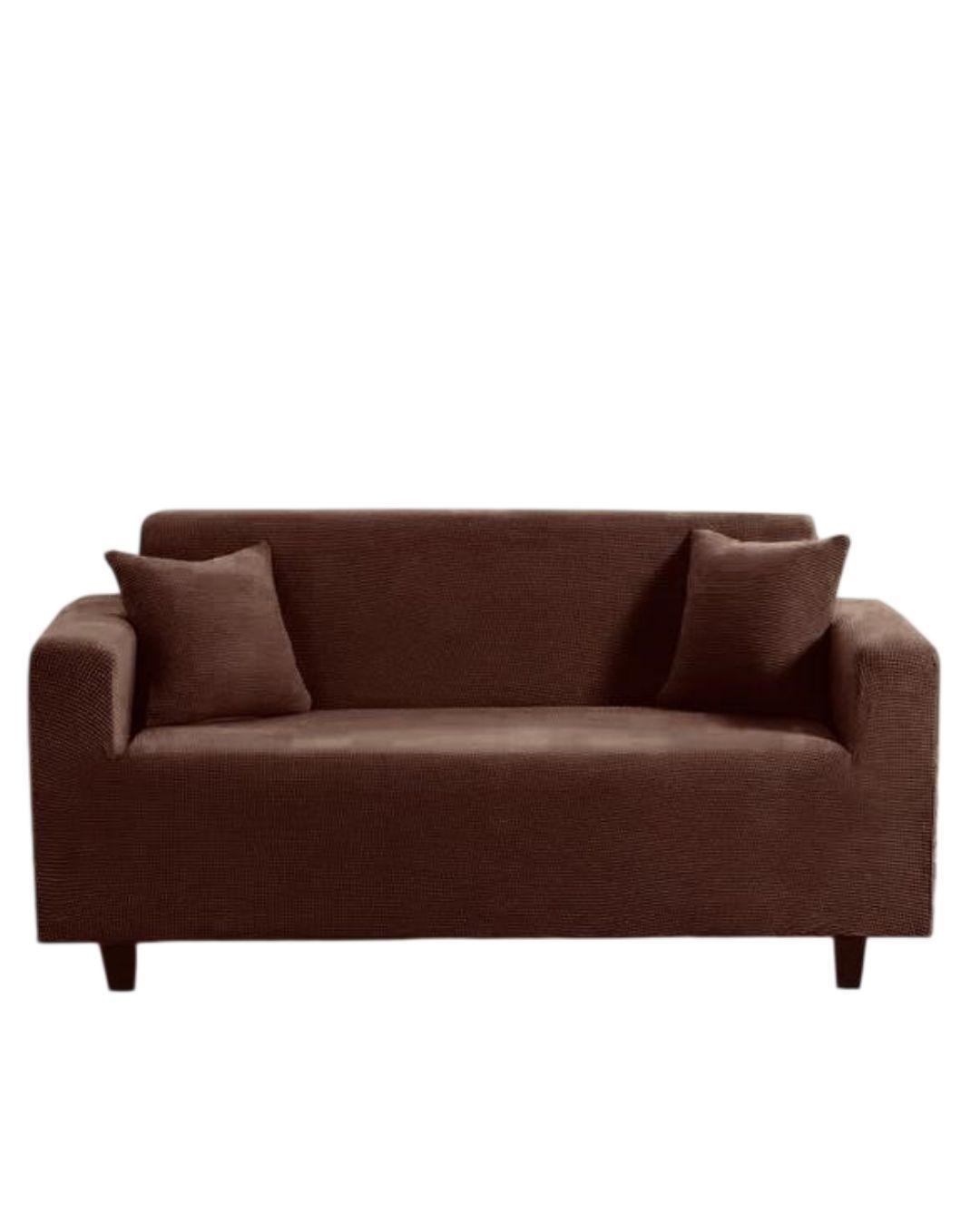 Funda Cubre Sillón 2 Cuerpos - Diseño Texturizado Cuadrillé RS.-0