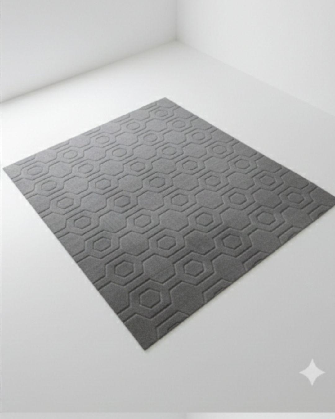 Alfombra Decorativa Jacquard de Diseño Moderno para Living 200x240-WyM -2