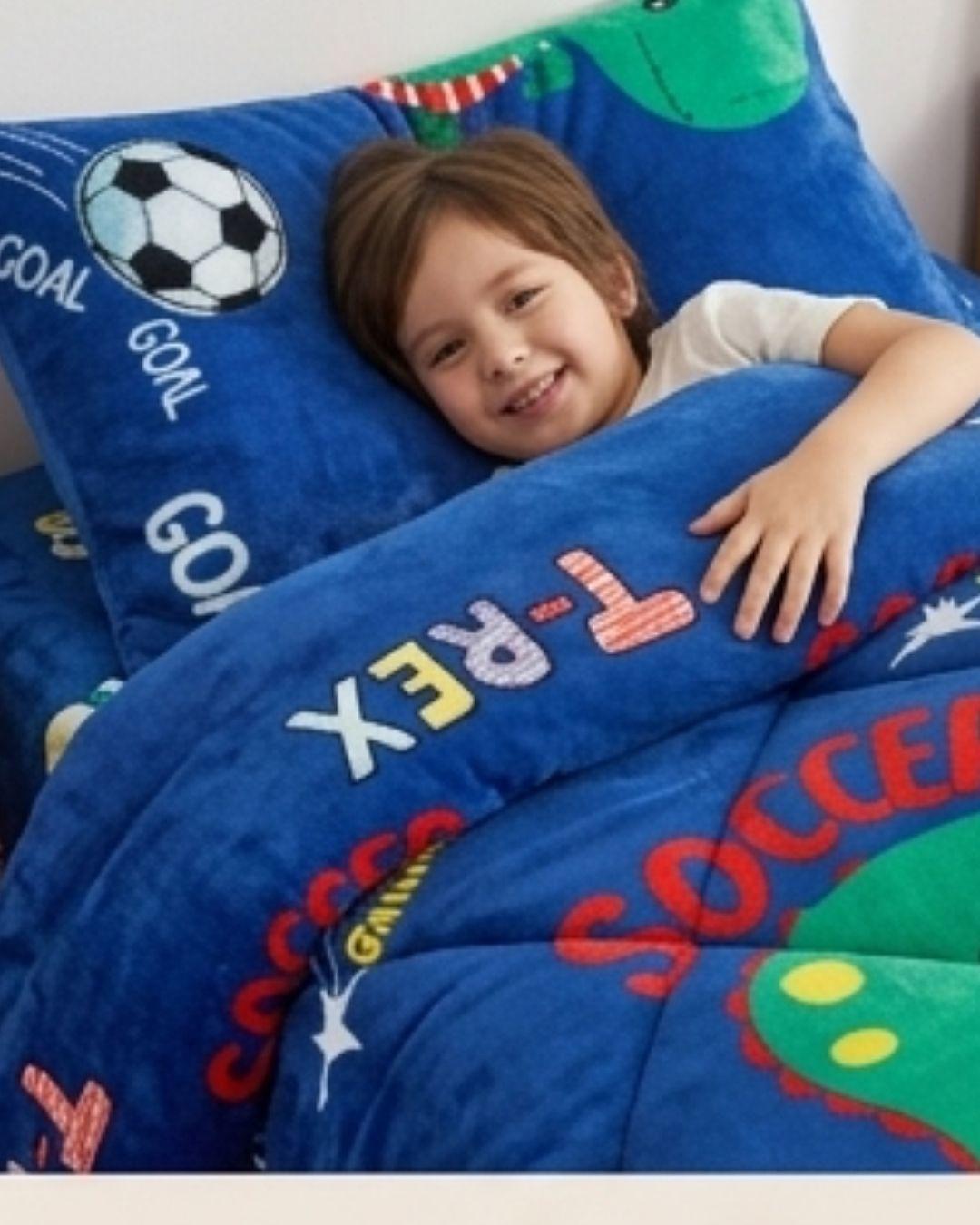 Cobertor de Invierno Polar Con Diseño: Máximo Calor y Suavidad (1.5 Plazas) WM.-2