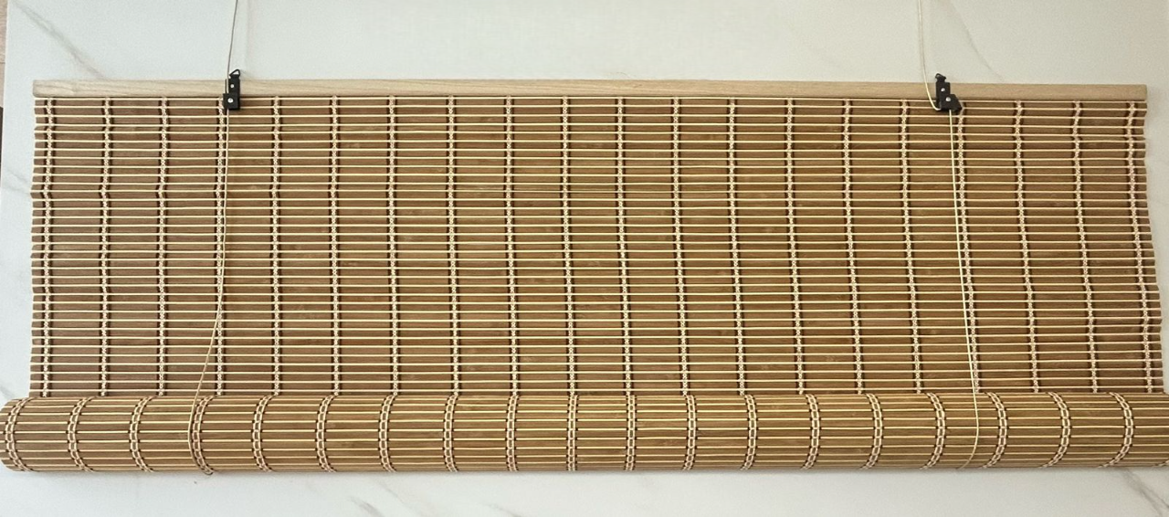 Cortina Roller De Bambú 180x180 Cm - Estilo Natural Premium WM-3