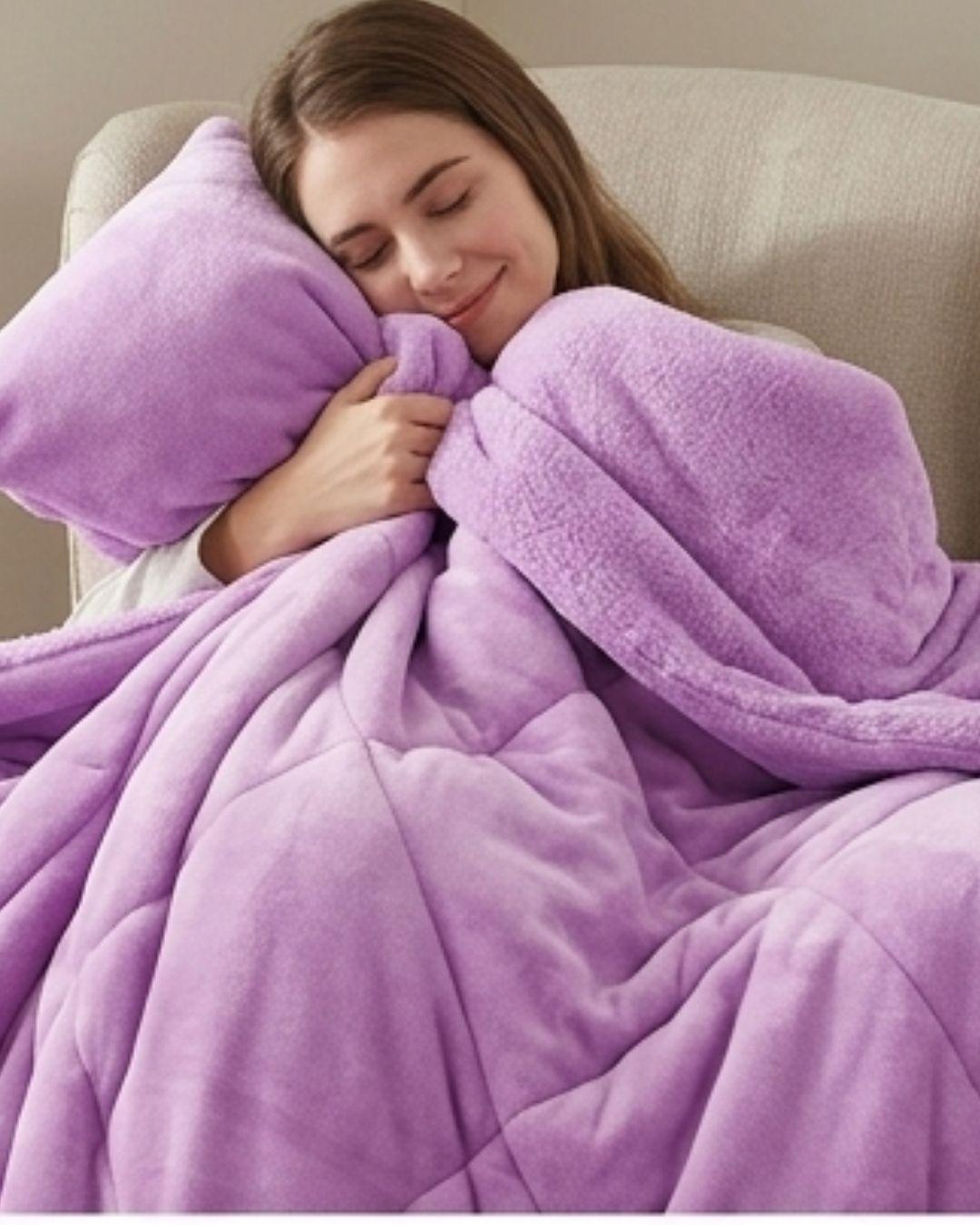 Cobertor de Invierno Polar: Máximo Calor y Suavidad (1.5 Plazas) WM-2