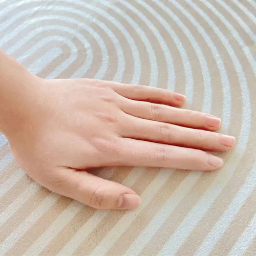 Alfombra de lujo moderna con Diseño Gris y azul-2