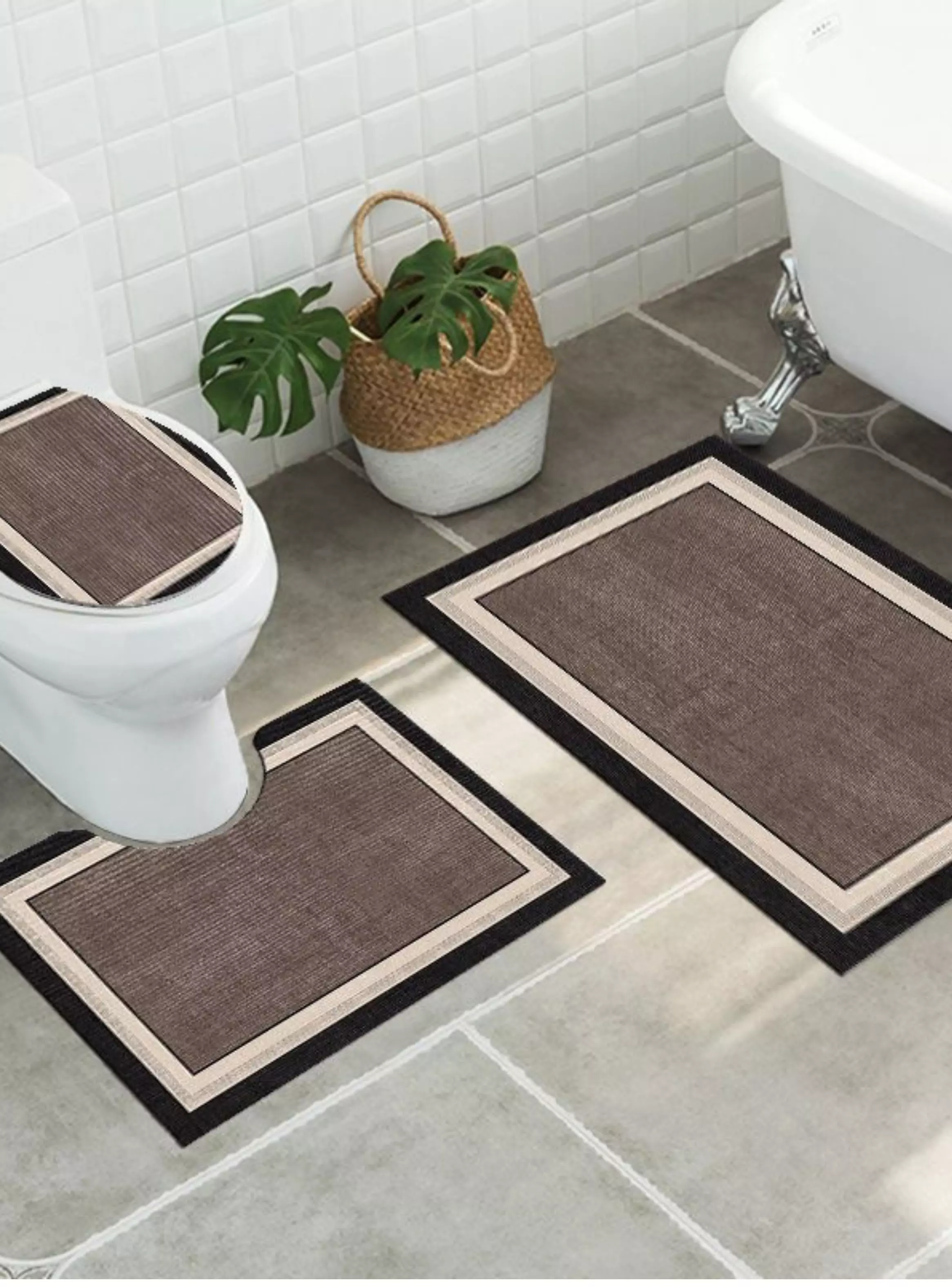 Set de Baño Premium 3D (3 Piezas) – Elegancia y Confort CSM-0