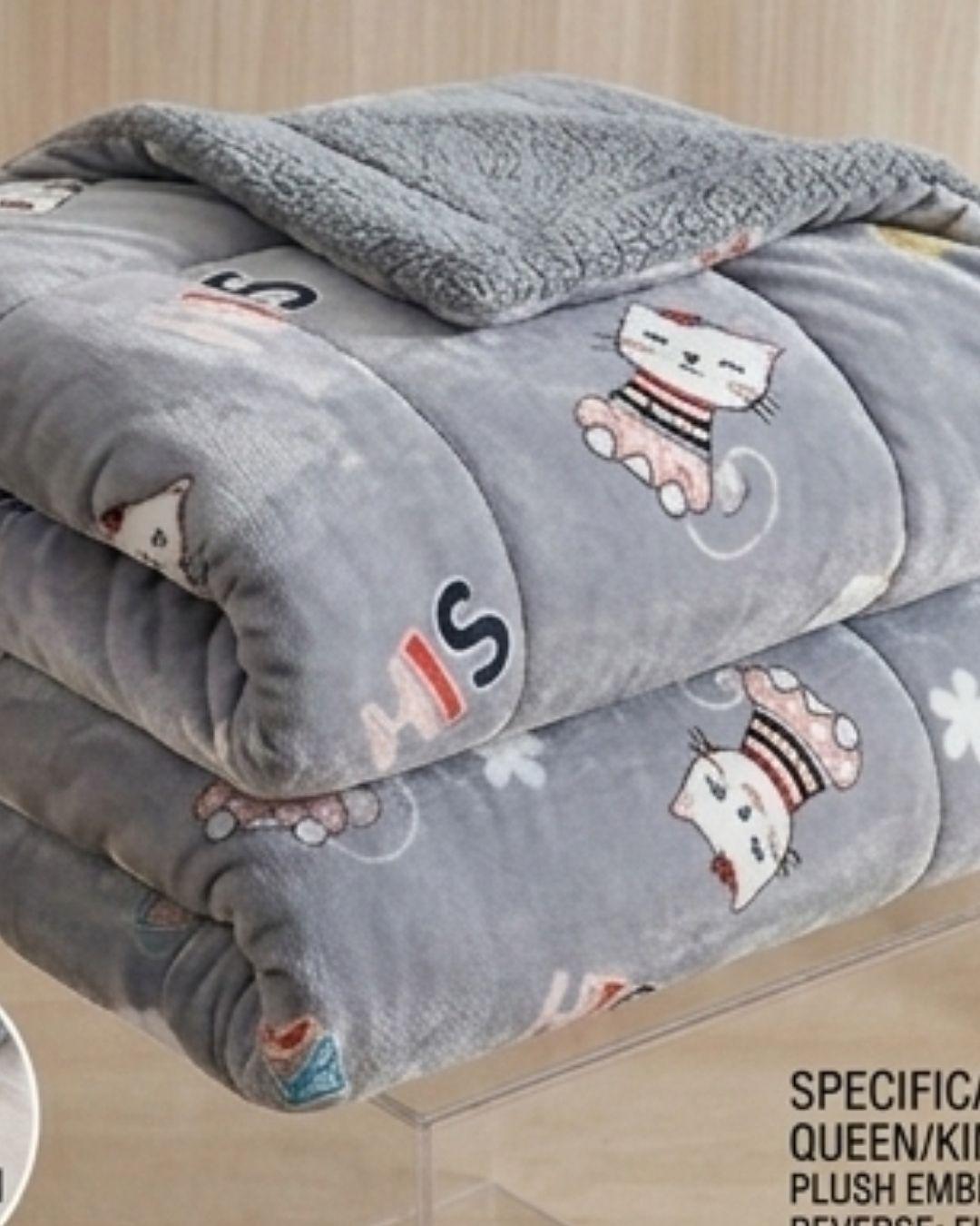 Cobertor de Invierno Premium PLUSH - Chiporro, Diseño(1.5 Plazas) GSOL-4