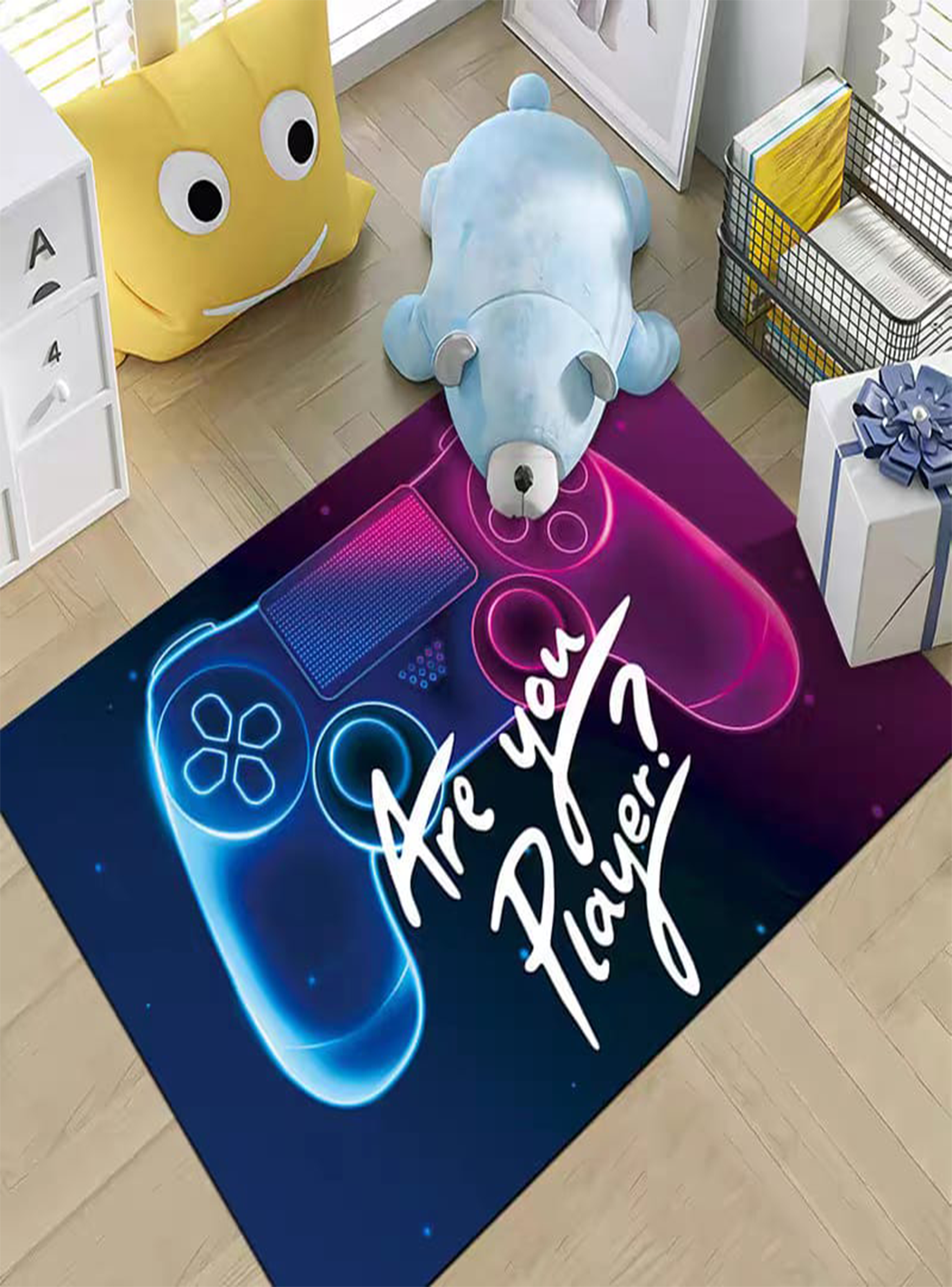Alfombra 3D juvenil Gamer -0