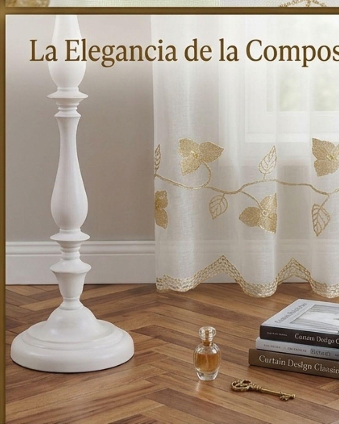 Juego de Visillos Premium Con Diseño - 140x220 cm DNA-3