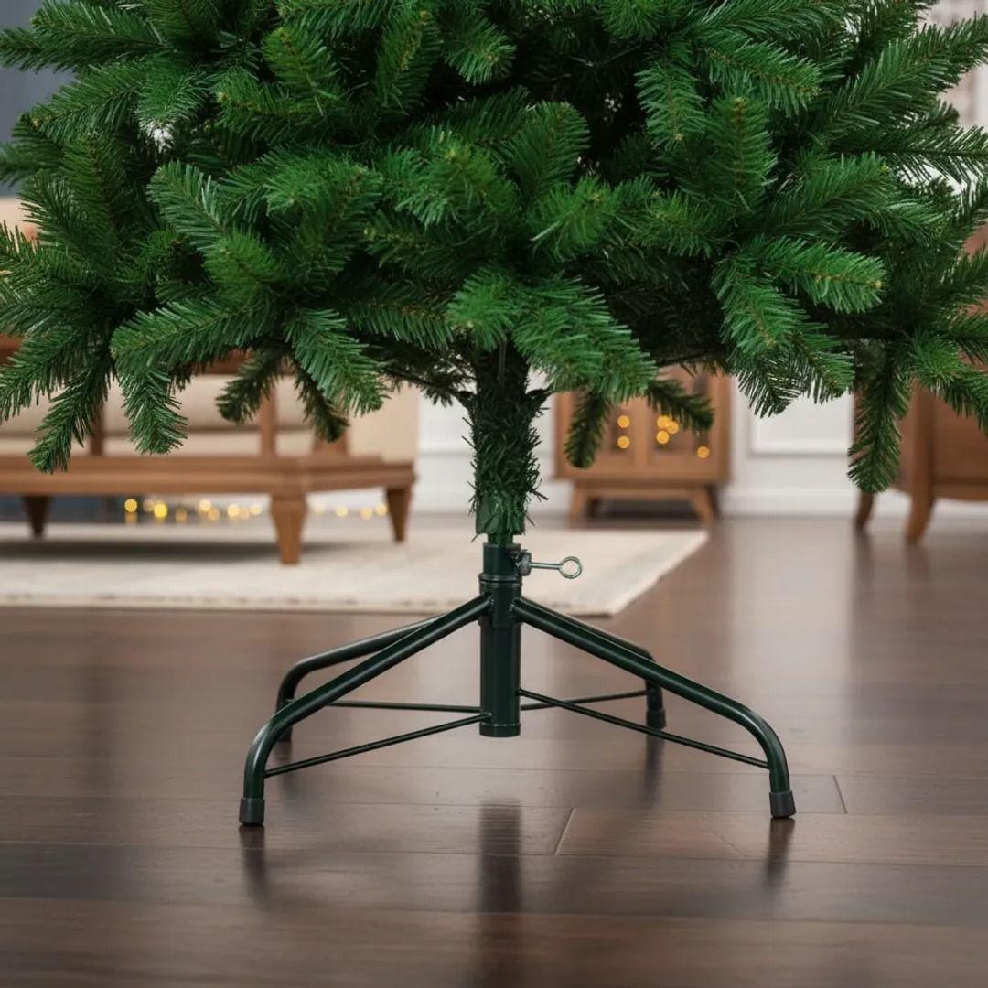 ARBOL DE NAVIDAD DE 210 CM COLOR VERDE TRADICIONAL CON 1000 RAMAS GSOL -2