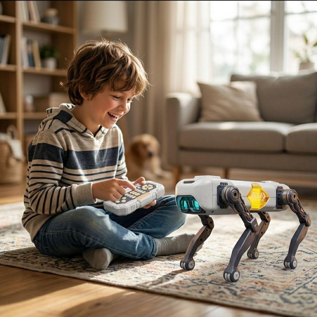 Perro Robot Inteligente Control Remoto Mascota Futurista Interactiva-2