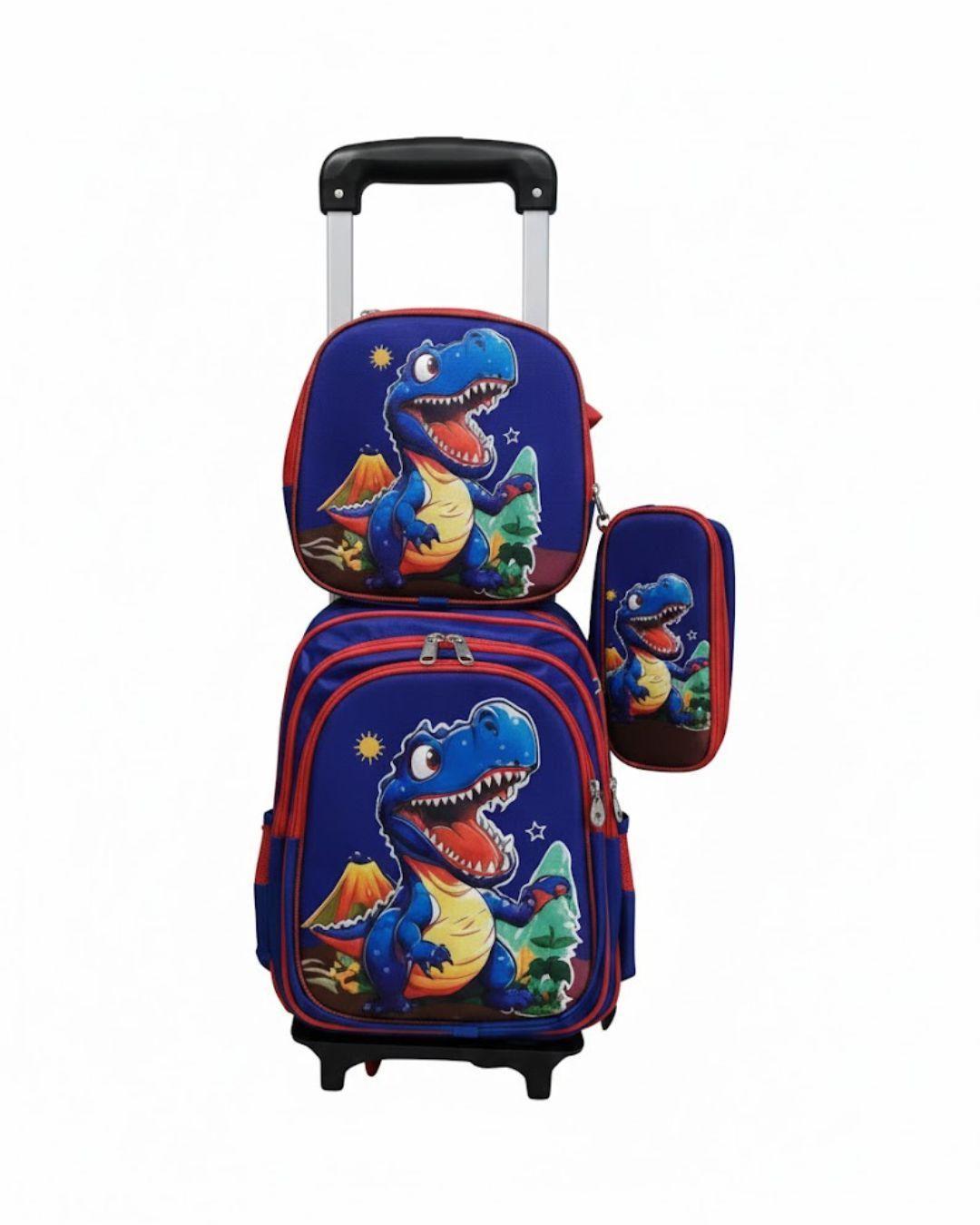 Mochila Escolar Premium 3 Piezas con Relieve 3D-WyM.-0