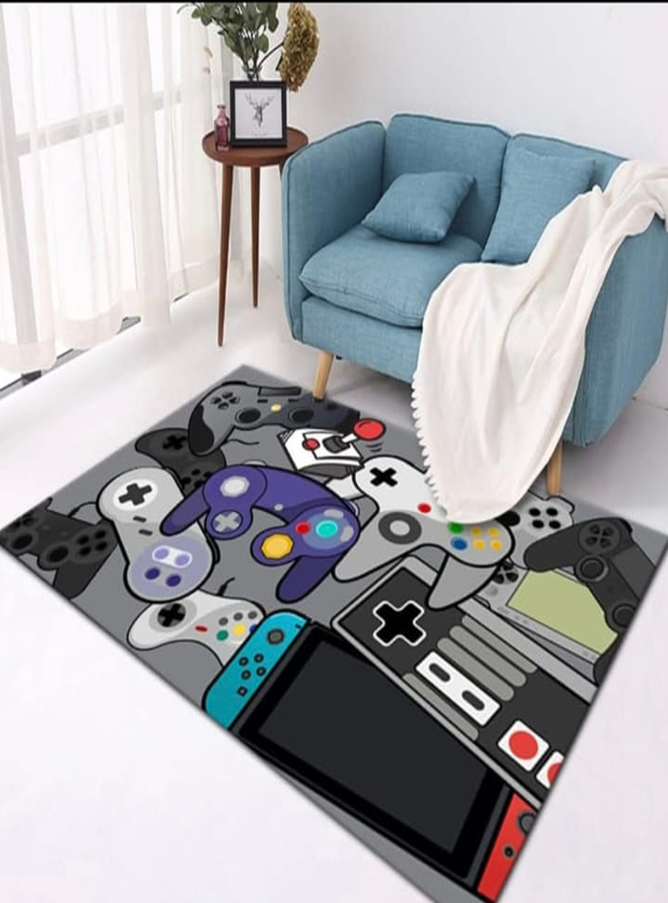 Alfombra 3D juvenil Gamer Mandos generations-0