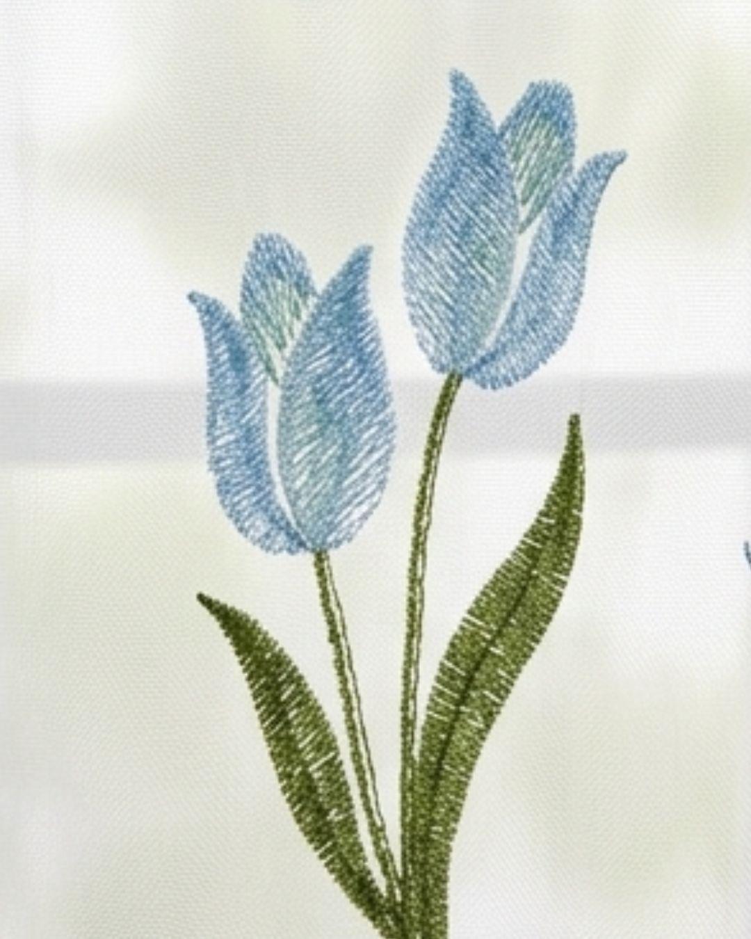 Juego de Visillos Premium Con Diseño - 140x220 cm DNA.-2