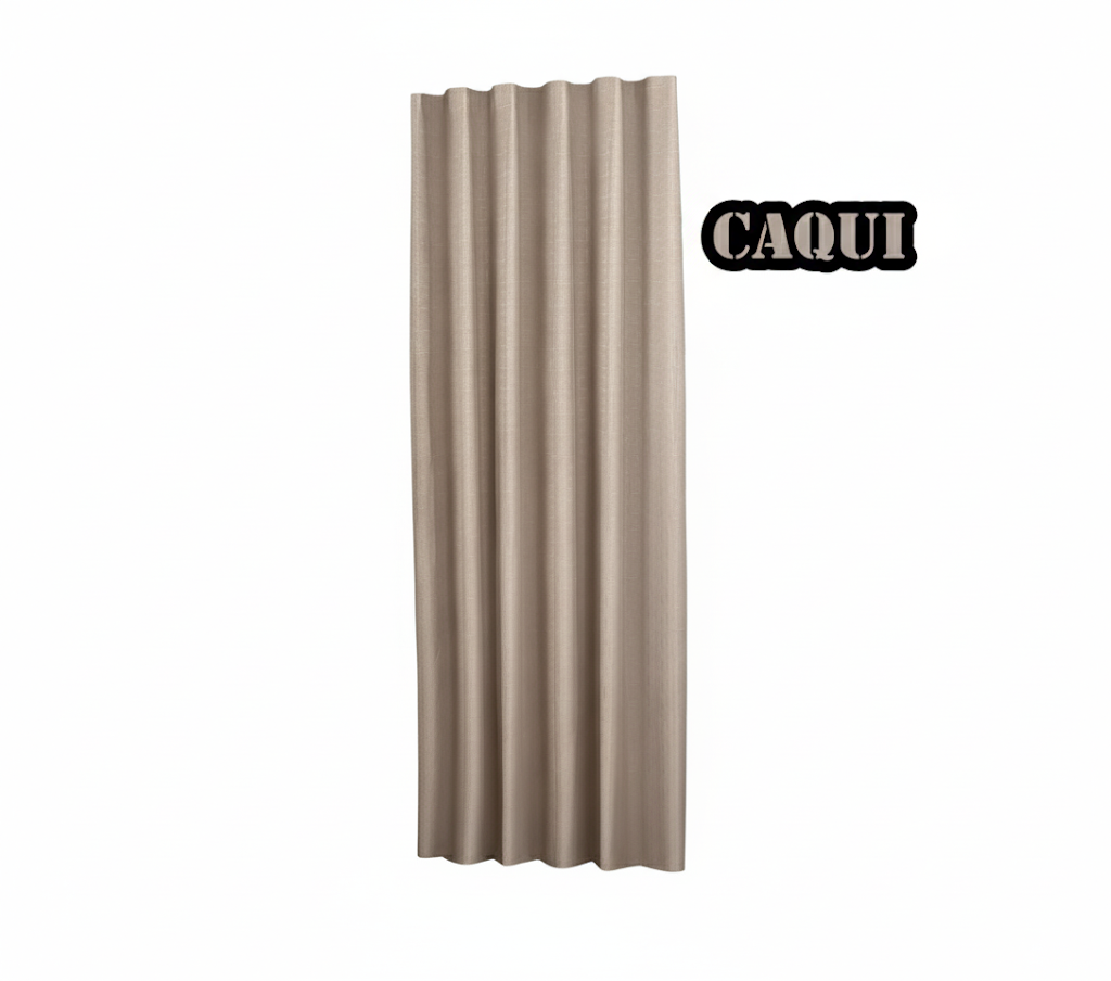 Cortinas Blackout Engomadas de calidad-CAQUI-0