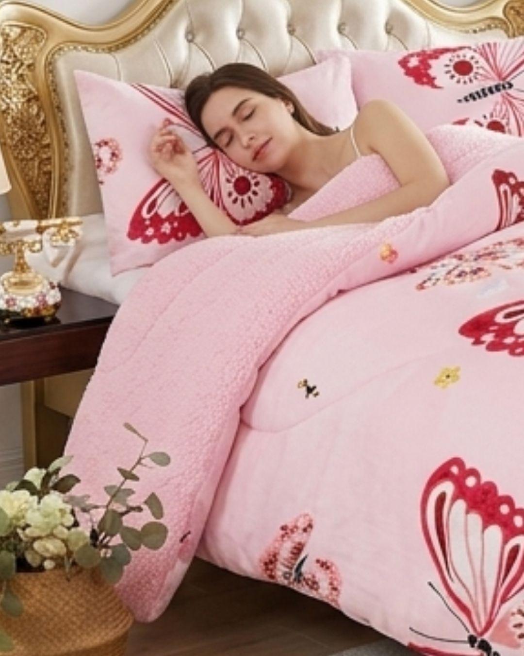 Cobertor de Invierno Polar Con Diseño: Máximo Calor y Suavidad (1.5 Plazas) WM-2