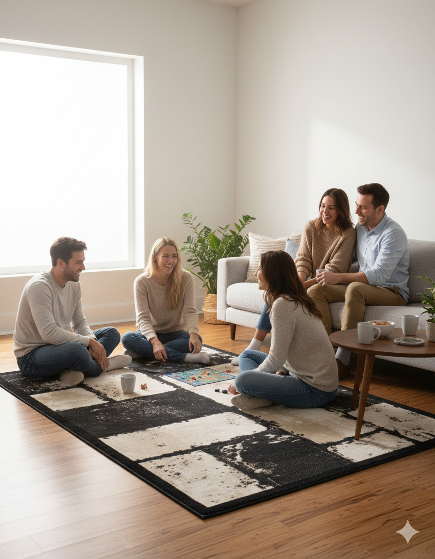 ALFOMBRAS 3D DISEÑO MODERNO ANTIDESLIZANTE 200x240 PARA TU HOGAR Y LIVING-WYM -4