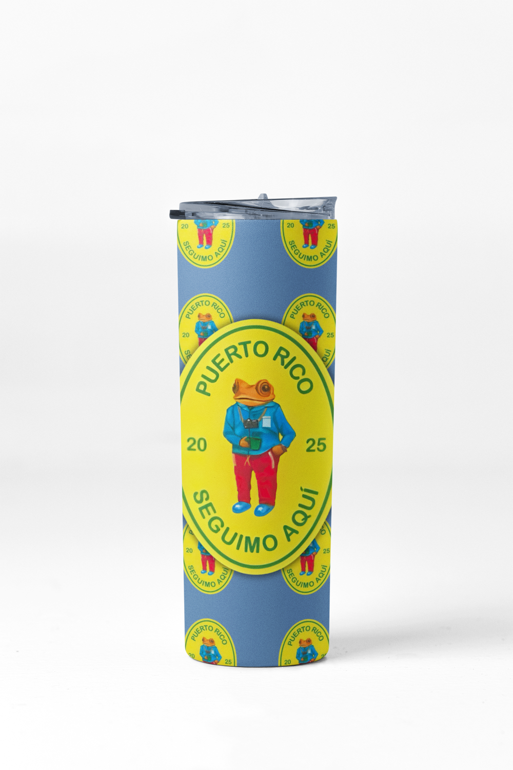 Termo Tumbler Botella termica Bad bunny DTMF seguimo aquí-3