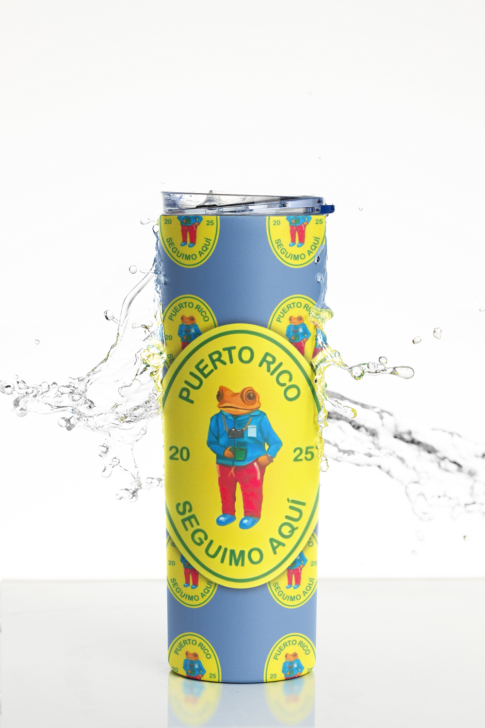 Termo Tumbler Botella termica Bad bunny DTMF seguimo aquí-4