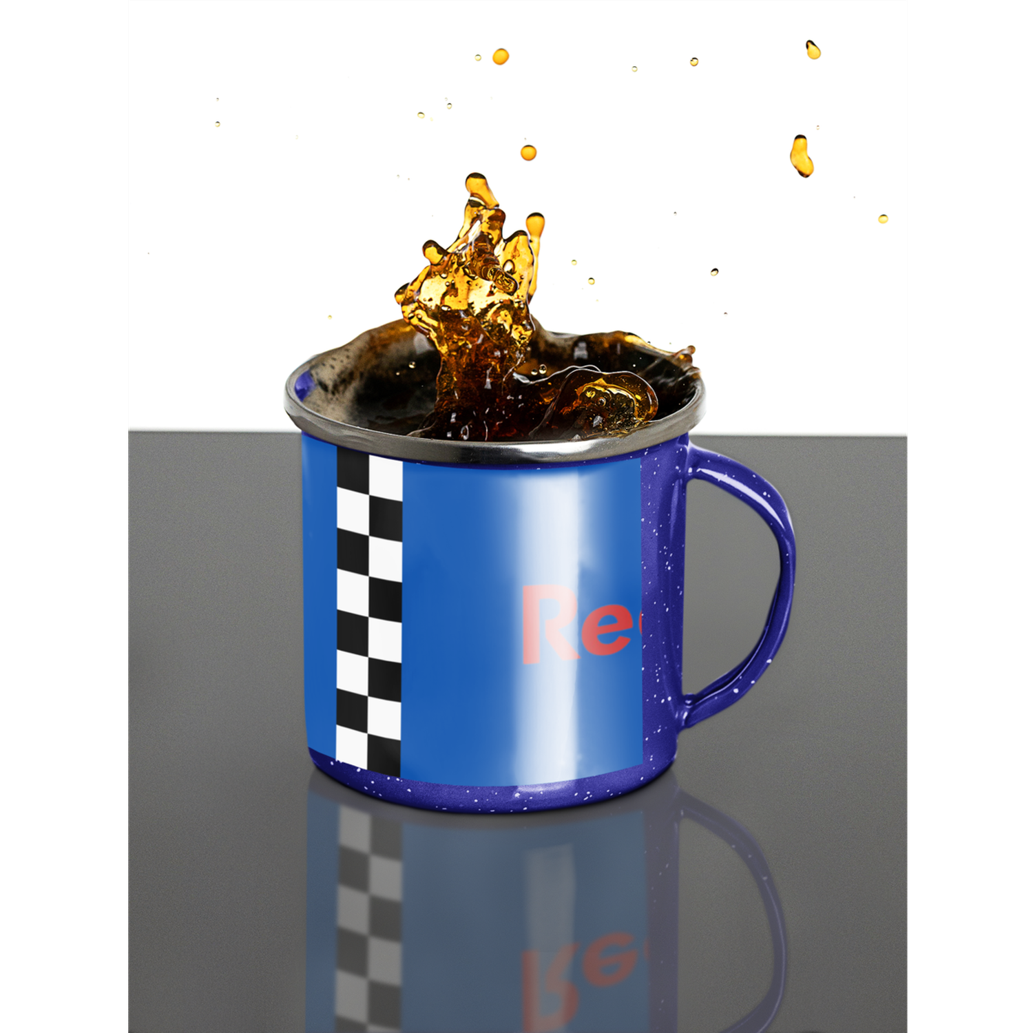 Taza Enlozada Azul Lechera F1 Escuderia Red Bull Formula 1-5