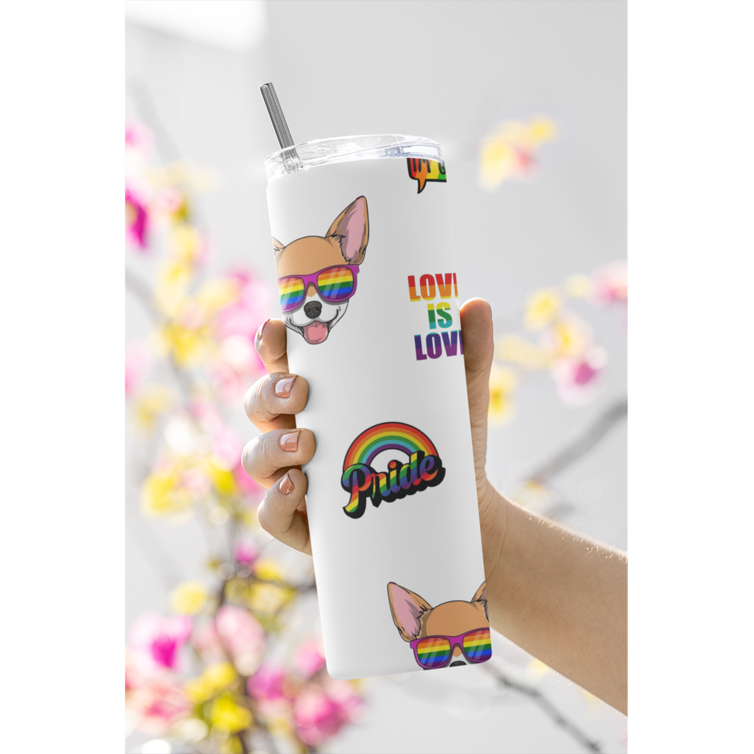 Termo Botella Térmica Orgullo Lgtb Arcoiris Bandera-3