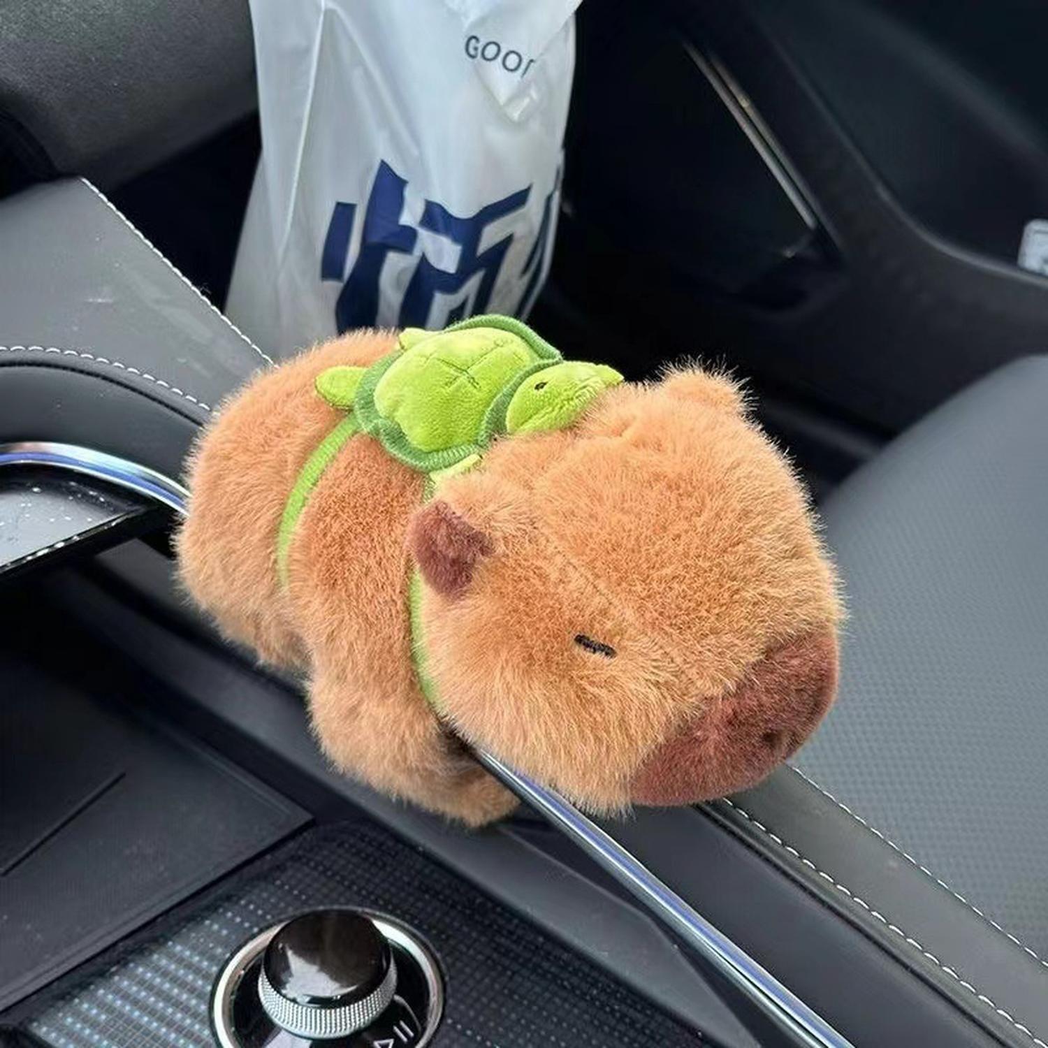 Peluche Capibara Abraza Muñeca Carpincho Tortuga-2