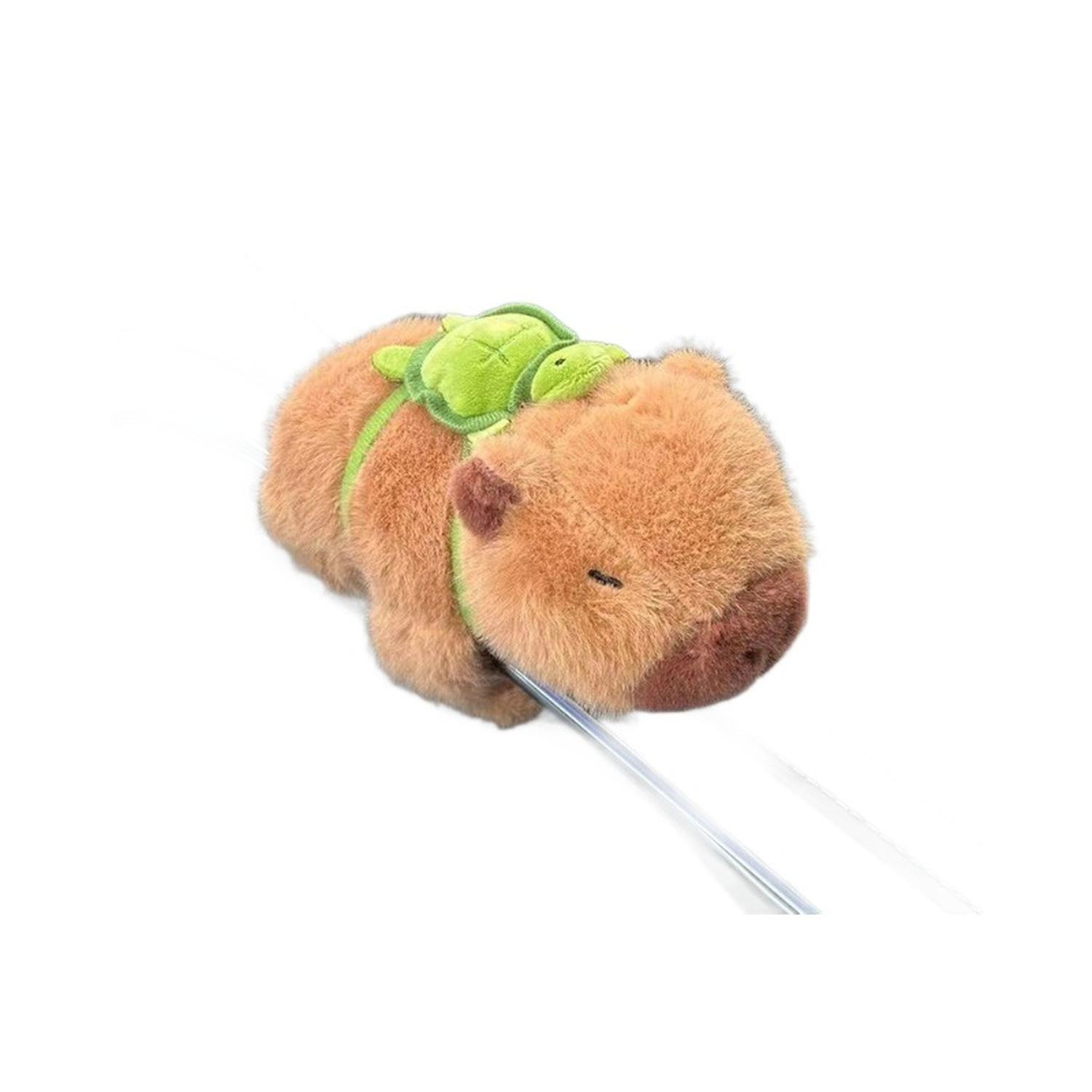 Peluche Capibara Abraza Muñeca Carpincho Tortuga-4