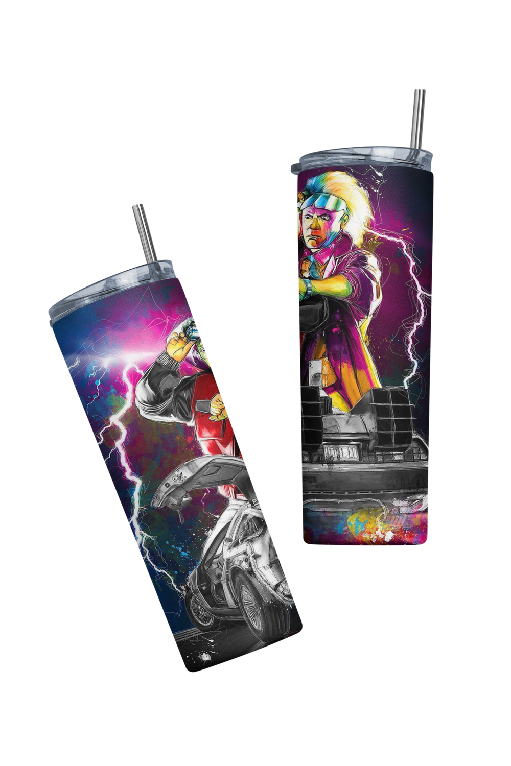 Termo Botella Térmica Volver Al Futuro Pelicula DeLorean-5