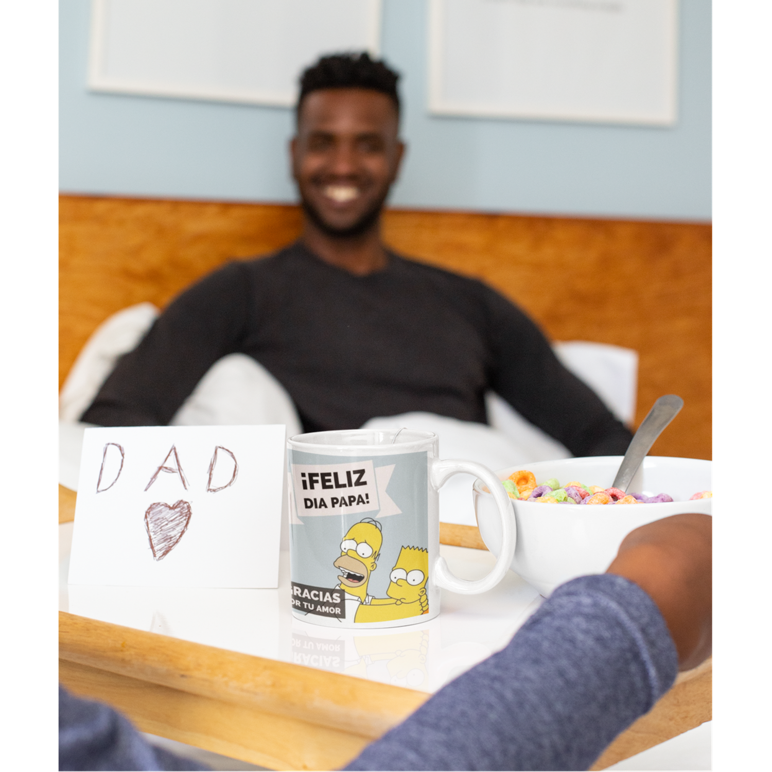 Taza Tazón Feliz Dia Papá Regalo Los Simpson-5