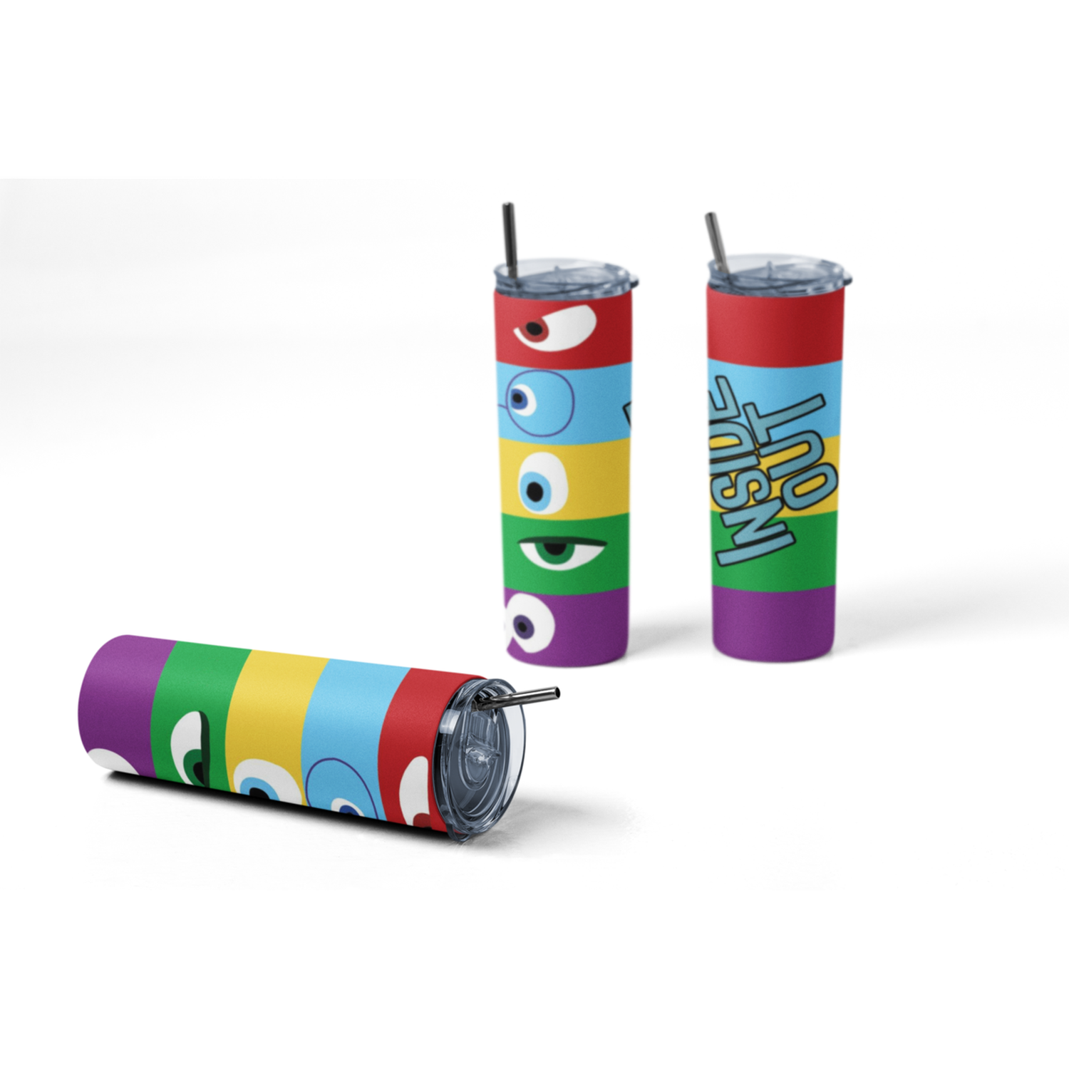 Termo Botella Térmica Inside Out Pelicula Intensamente Furia-2