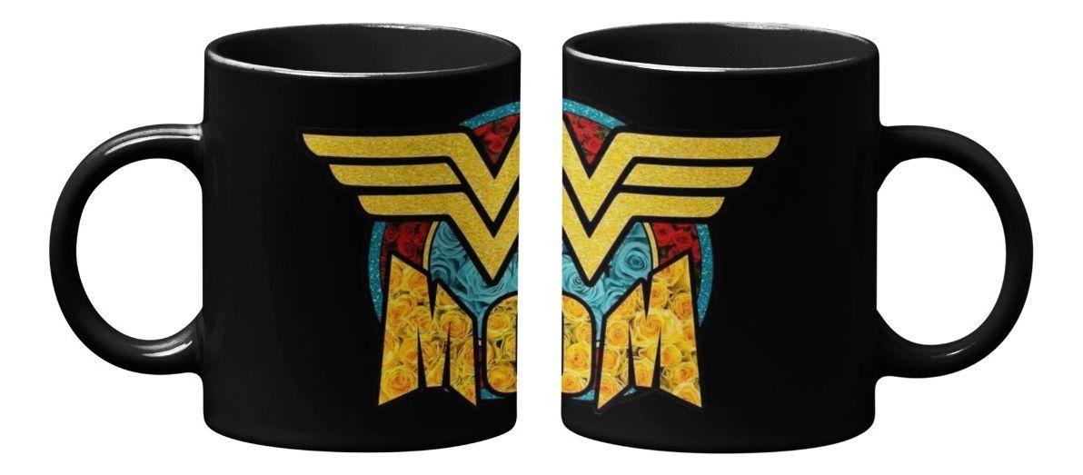 Taza Magica Feliz Dia De Mamá Mom Mujer Maravilla-2