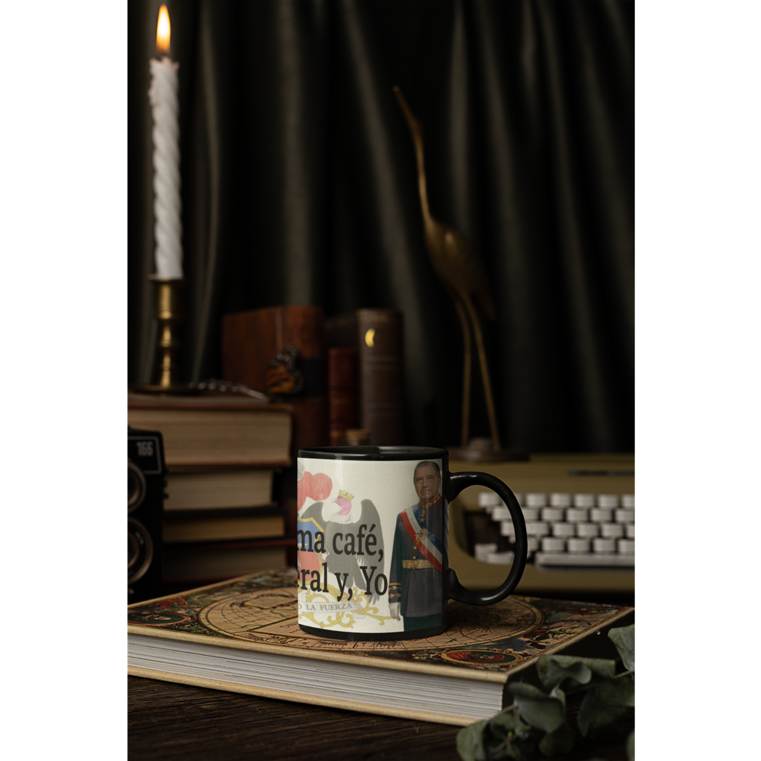 Taza Tazón Magica Personalizado General Pinochet De Chile-5