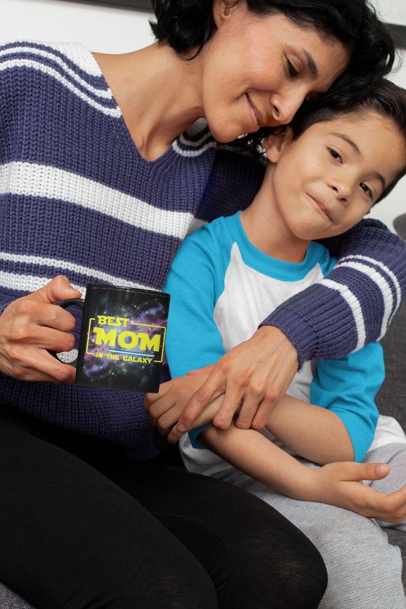 Taza Magica Feliz Dia De Mamá, Best Mom In The Galaxy-3