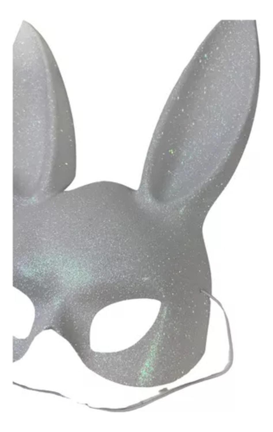 Set De 3 Antifaz Mascara Conejo Glitter Orejas Sexi Cosplay-8