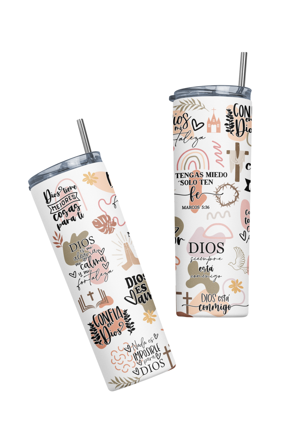 Termo Botella Térmica Cristiano Creado Con Un Propósito Frases-2