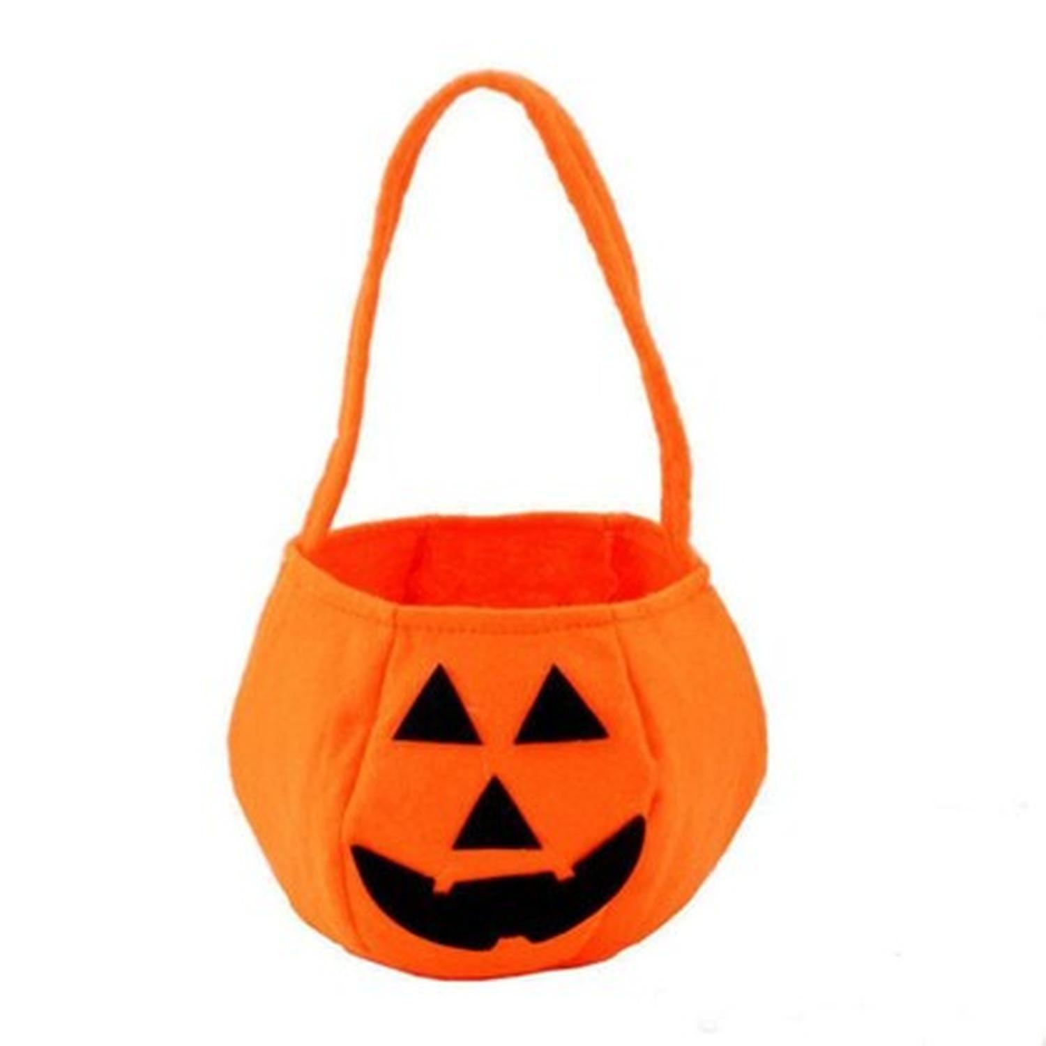Pack 2 Bolsa Dulces Calabaza Halloween Genero Cotillon-0