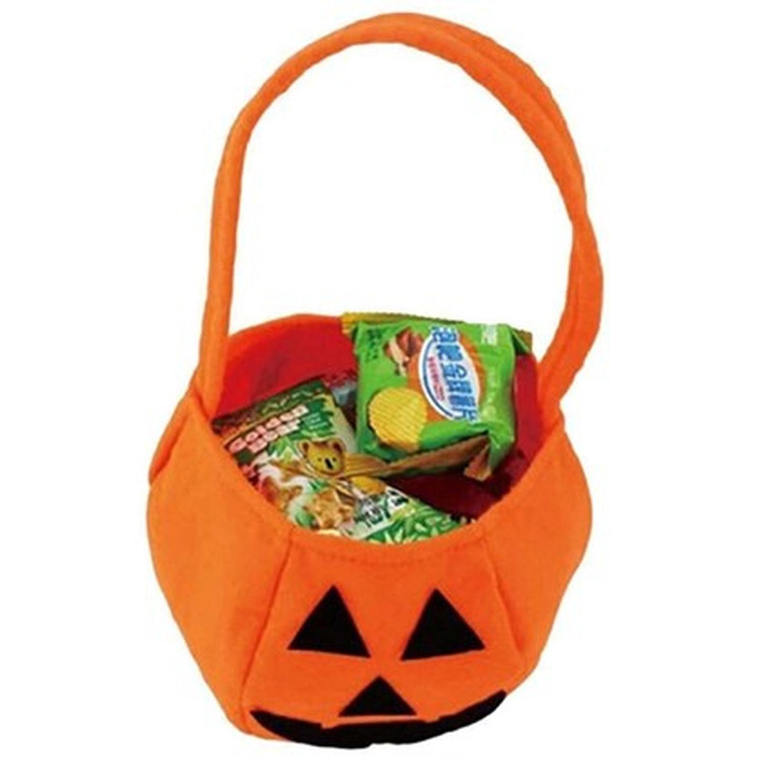 Pack 2 Bolsa Dulces Calabaza Halloween Genero Cotillon-1