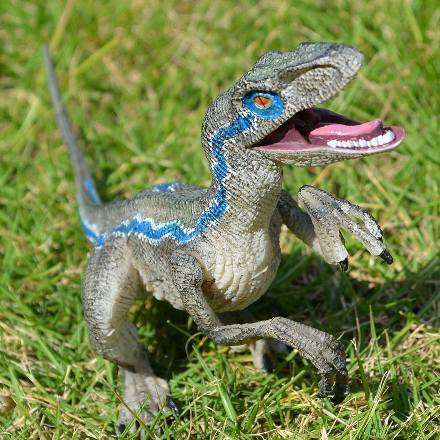 Juguete Velociraptor Blue Para Aventuras Prehistóricas-2