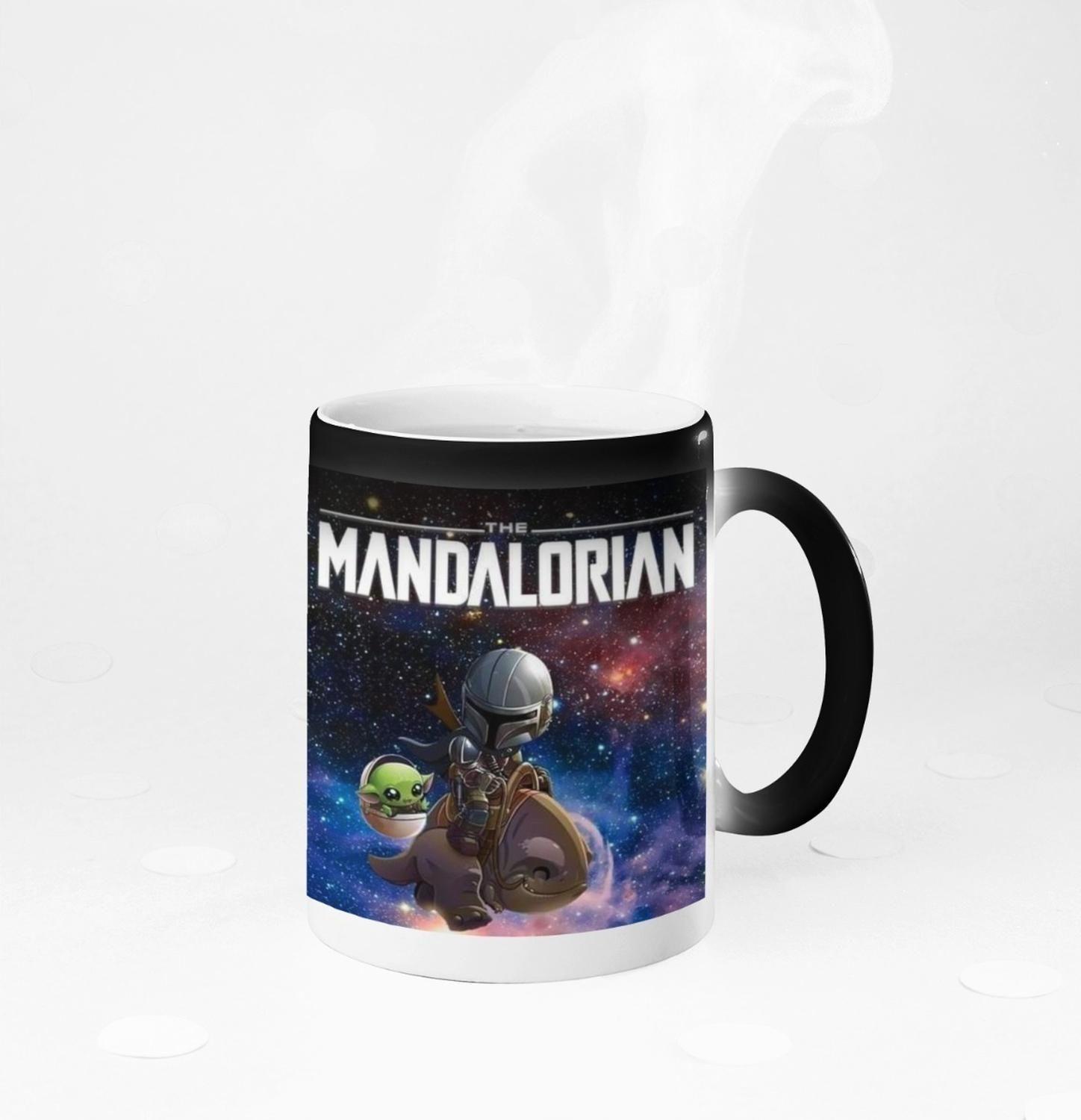 Taza Mágica The Mandalorian, Baby Yoda, Star Wars-2