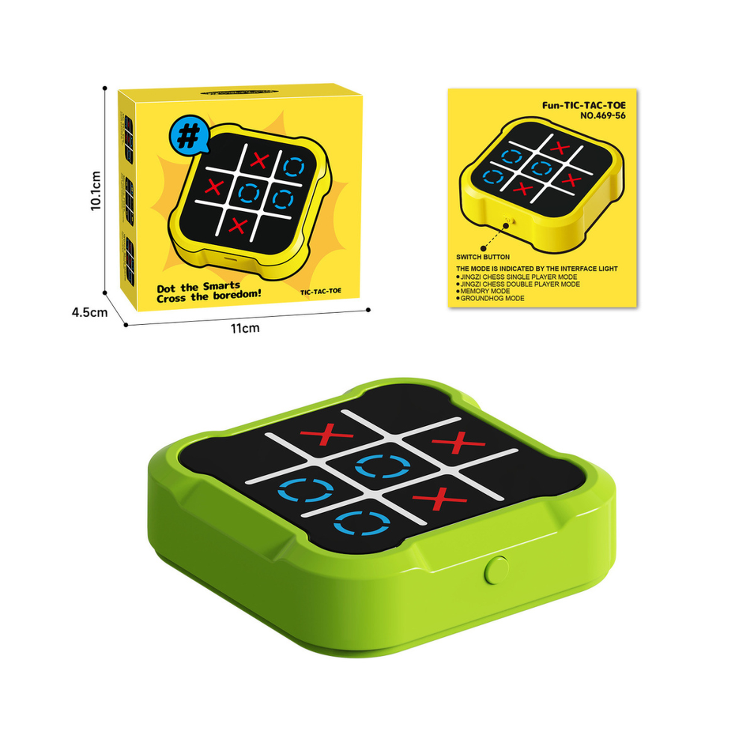 Juego Juguete De Mesa Gato Electrico Tic-Tac-Toe Familiar-2