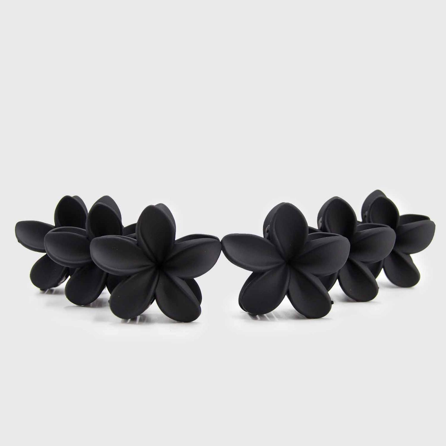 Traba Flor Hawaii Grande Para Cabello Accesorio Mate-2