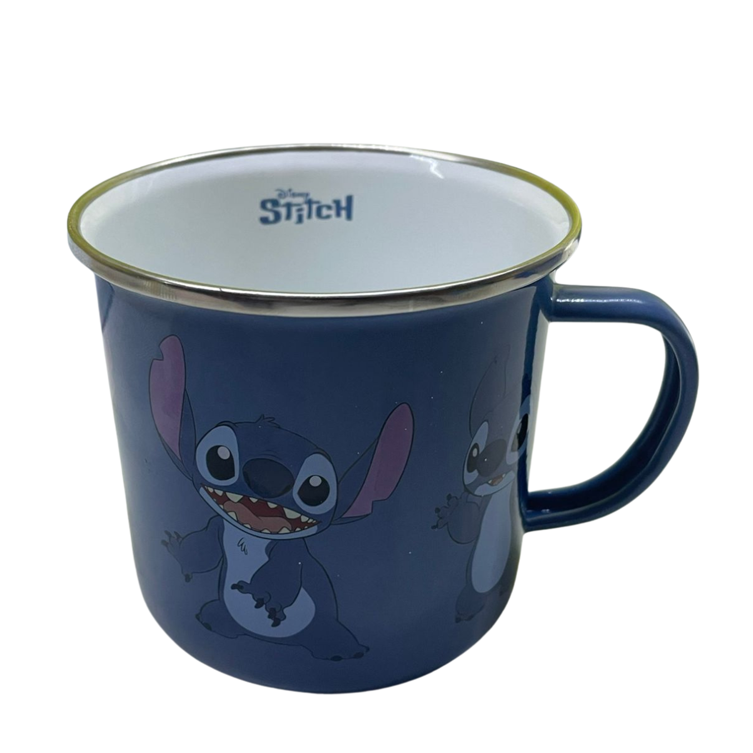 Taza Enlozada Azul Lechera Stitch Pelicula Dibujo Animado-5