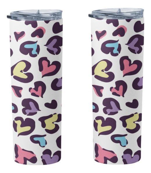 Termo Botella Térmica Acero Inoxidable 600 ml Corazón-3