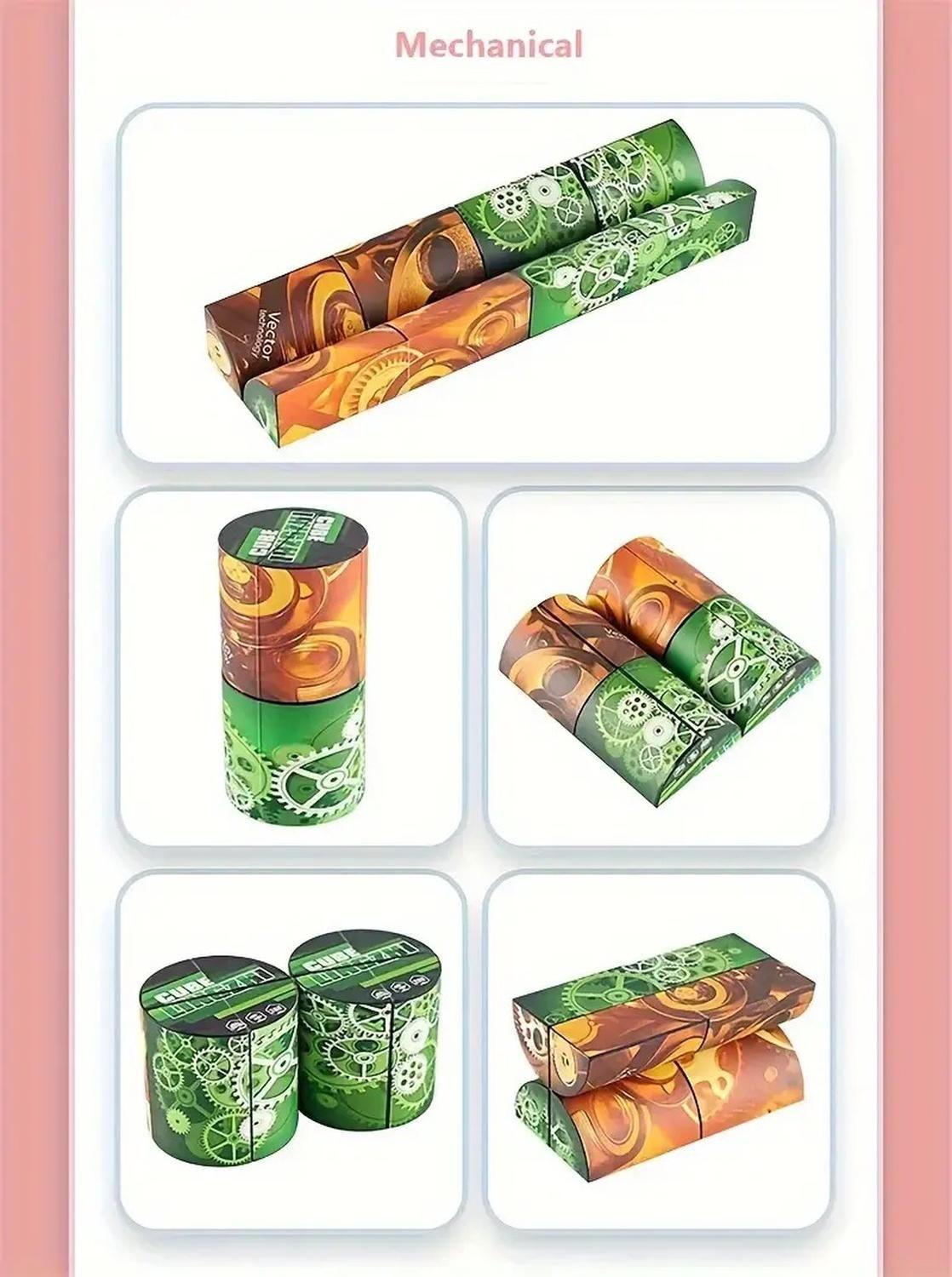 Cubo Magico Juguete Didactico Niños Juego De Ingenio-2