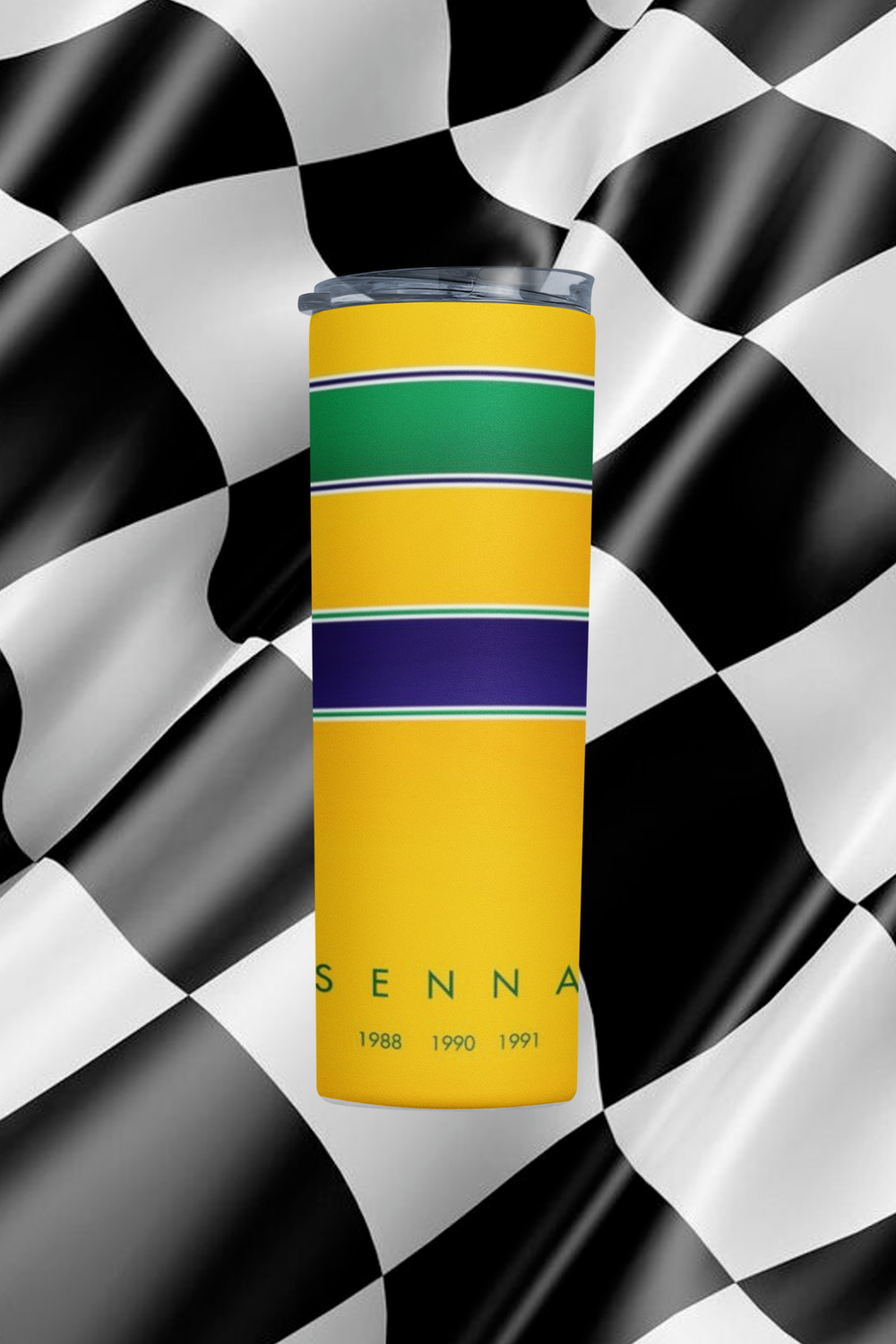 Termo Botella Termica F1 Senna Acero Inoxidable-5