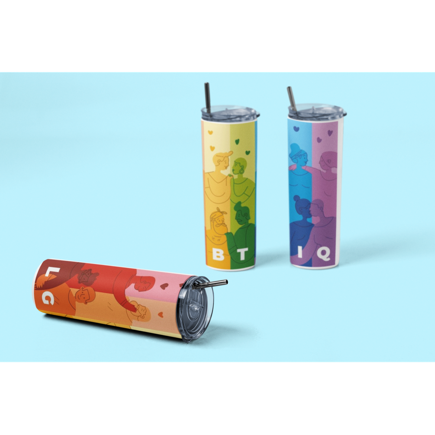 Termo Botella Térmica Orgullo Pride Lgtb Arcoiris-2