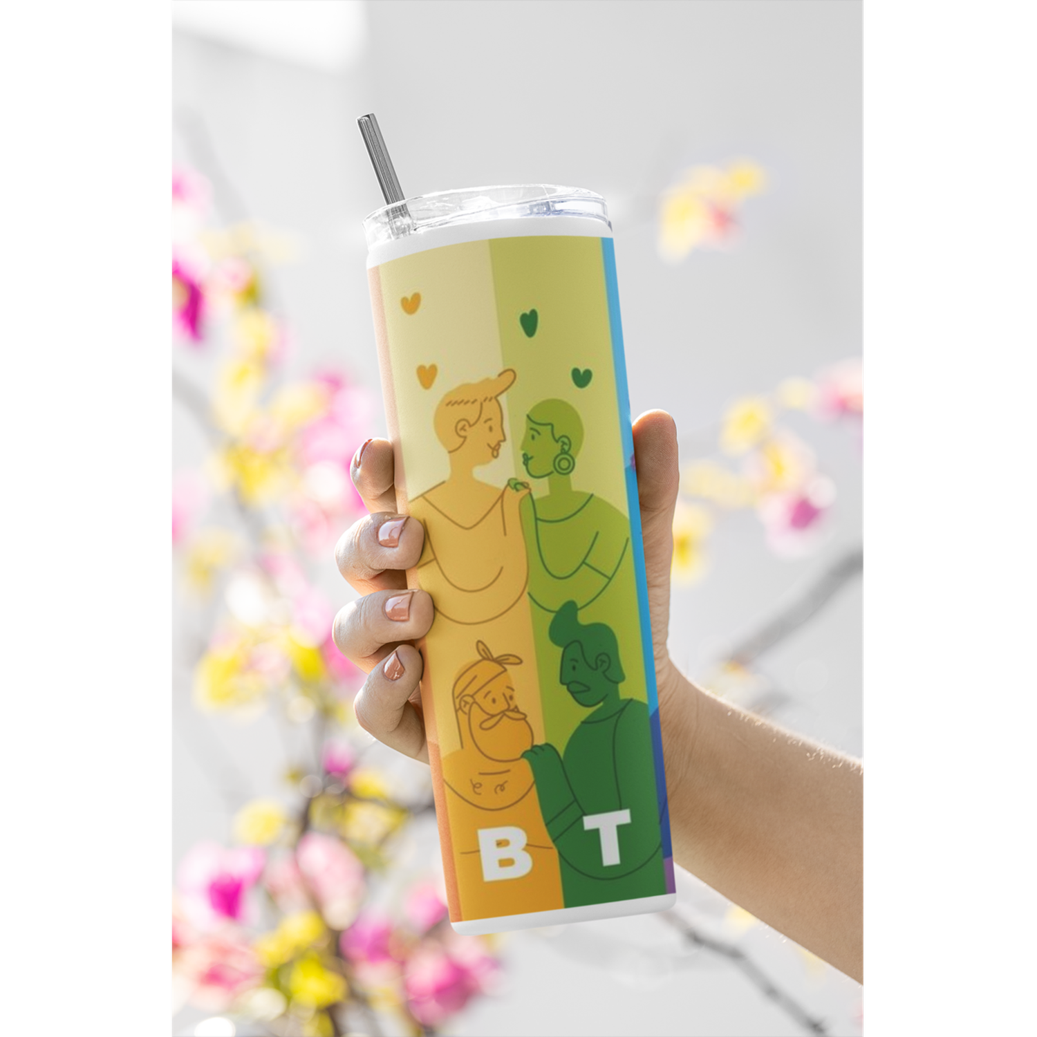 Termo Botella Térmica Orgullo Pride Lgtb Arcoiris-3